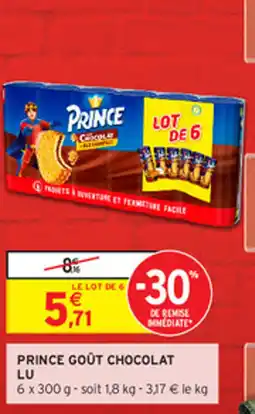 Intermarché Hyper PRINCE GOÛT CHOCOLAT LU offre