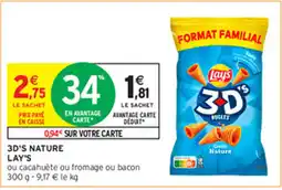 Intermarché Hyper 3D'S NATURE LAY'S offre