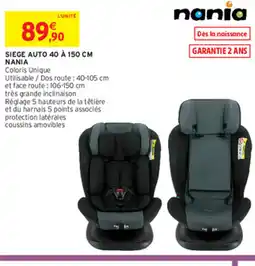 Intermarché Hyper SIEGE AUTO 40 À 150 CM offre