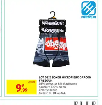 Caleçon freegun intermarché sale