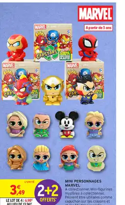 MINI PERSONNAGES MARVEL