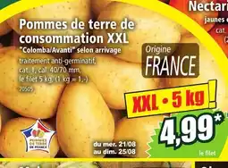 Norma Pommes de terre de consommation XXL offre