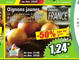Norma Oignons jaunes offre