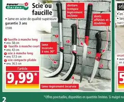 Norma Scie ou faucille offre