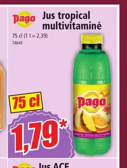 Norma pago Jus tropical multivitaminé offre