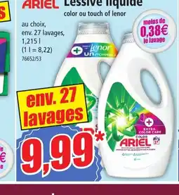 Norma ARIEL Lessive liquide offre