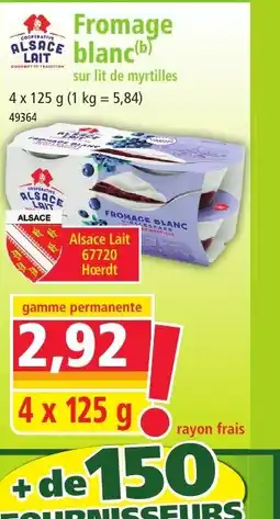 Norma Fromage blanc offre