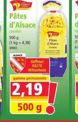 Norma Pâtes d'Alsace offre