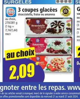 Norma 3 coupes glacées offre