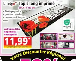 Norma Lifetex Tapis long imprimé offre