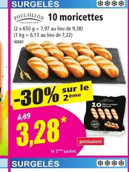 Norma POULAILLON 10 moricettes offre