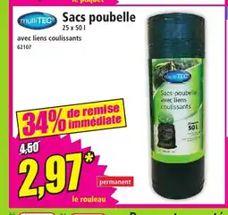 Norma multiTEC Sacs poubelle offre