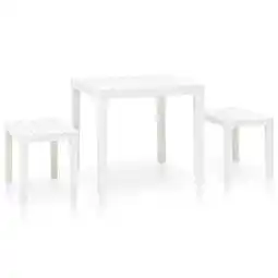 Jardiland Table de jardin avec 2 bancs - vidaXL offre