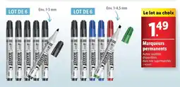Lidl Marqueurs permanents offre