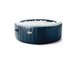Castorama Spa gonflable Intex PureSpa à bulles Blue navy 6 places offre