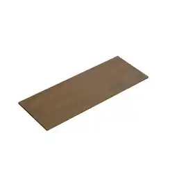 Castorama Plan de toilette placage chêne L.120 x 45 cm Kabayan offre