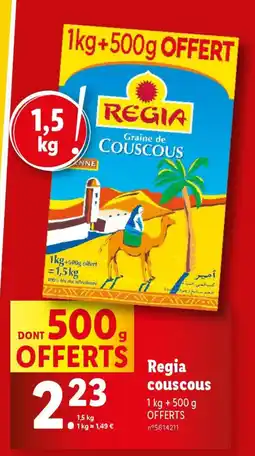 Lidl Regia couscous offre