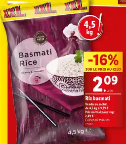 Lidl Riz basmati offre