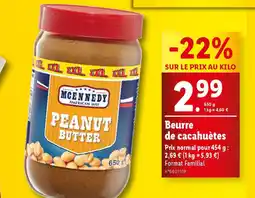 Lidl Beurre de cacahuètes offre