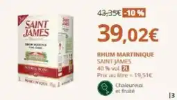 La Vignery Saint james - rhum martinique offre