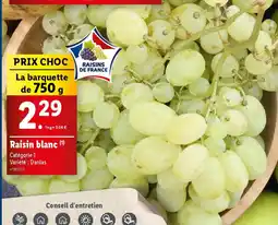 Lidl Raisin blanc (1) offre