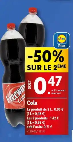 Lidl Cola offre