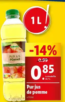 Lidl Purjus de pomme offre
