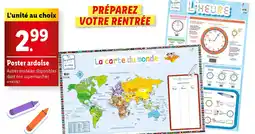 Lidl Poster ardoise offre