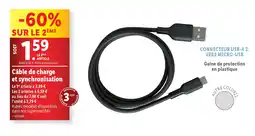 Lidl Câble de charge et synchronisation offre