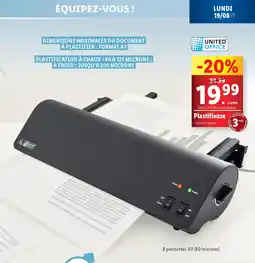 Lidl Plastifieuse offre