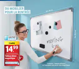 Lidl Tableau blanc magnétique offre