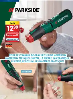 Lidl Graveur sans fil offre