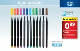 Lidl Feutres offre
