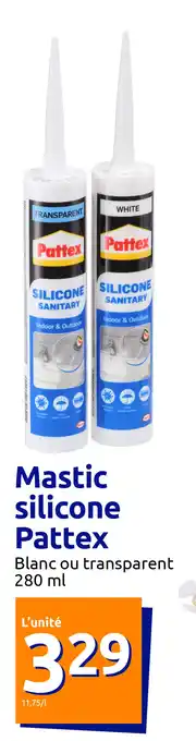 Action Mastic silicone Pattex offre