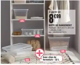La Foir'Fouille BOITE DE RANGEMENT offre