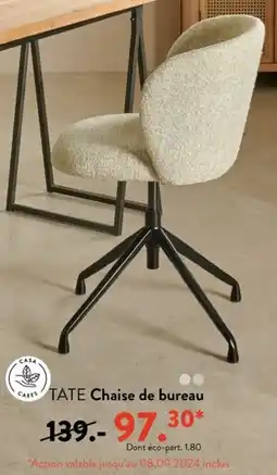 Casa TATE Chaise de bureau offre