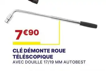 Carter-Cash CLÉ DÉMONTE ROUE TÉLÉSCOPIQUE offre