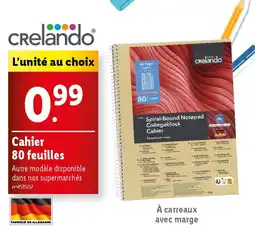 Cahier 80 feuilles