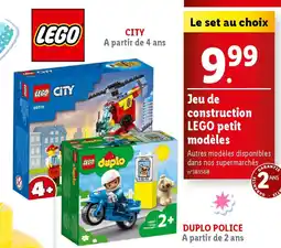 Lidl Jeu de construction LEGO petit modèles offre