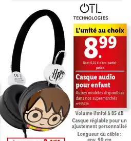 Casque audio pour enfant
