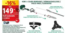 Lidl Outil modulable à essence offre