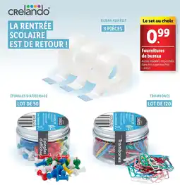 Lidl Fournitures de bureau offre