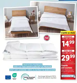Lidl Couette anti-acariens offre