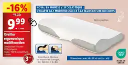Lidl Oreiller ergonomique multifonction offre