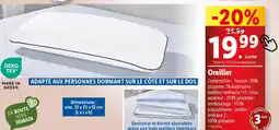 Lidl Oreiller offre