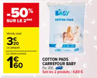 Carrefour Market Cotton Pads Carrefour Baby offre