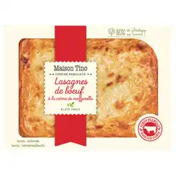 Carrefour Market Lasagnes de boeuf MAISON TINO offre