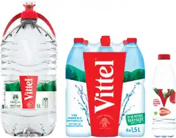 Carrefour Market VITTEL SUR TOUS LES PACKS D'EAU NATURE ET BOUTEILLES AROMATISÉES offre