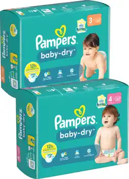 Carrefour Proximité PAMPERS SUR TOUTES LES COUCHES TAILLES 2, 3, 4, 5, 6, 7, 8 ET LINGETTES offre
