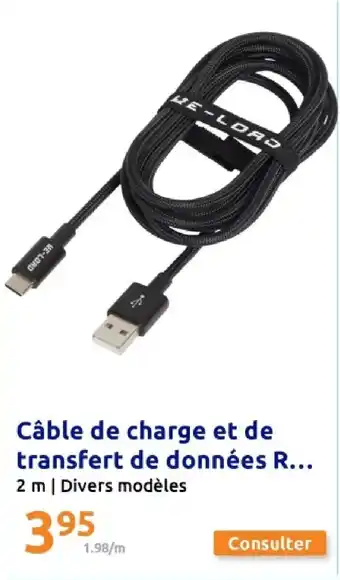 Action Câble de charge et de transfert de données R offre
